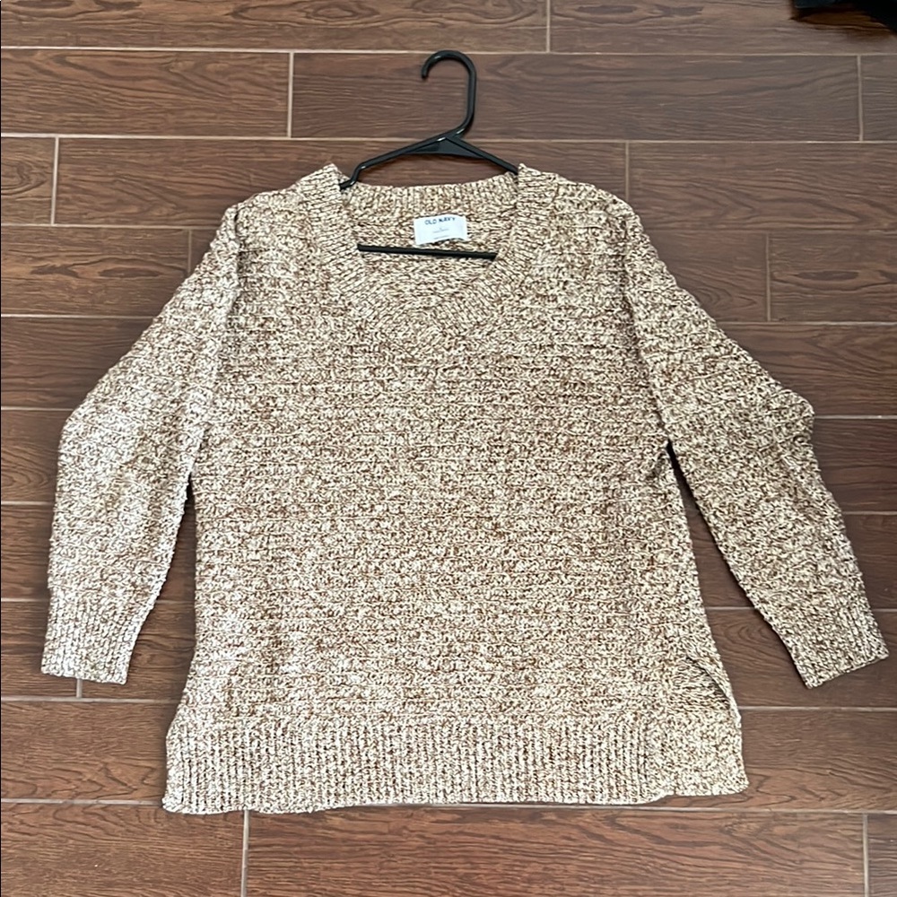 Cozy Knit Sweater Light Brown